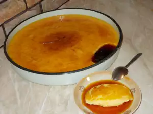 Cremă rustică caramel, la tavă
