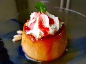 Cremă caramel cu Turron (Flan de Turrón)