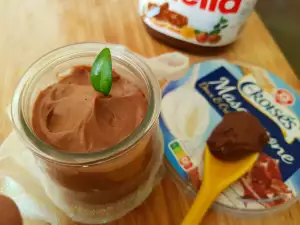 Desert crema cu mascarpone și Nutella