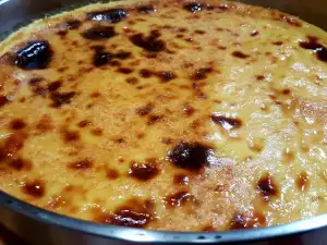 Cremă caramel la tavă