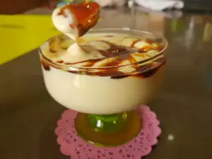 Crema Sabayon cu ciocolată albă