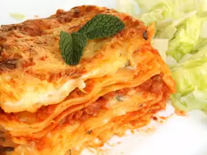 Lasagna cu carne de pui