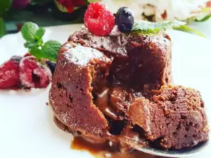 Cât timp se coace sufleul de ciocolată?