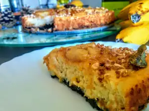 Cheesecake ușor cu banane