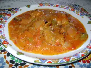 Tocăniță de ceapă cu chiftele