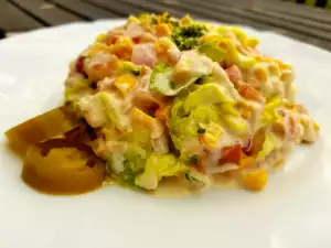 Salată mexicană cu maioneza