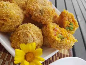Crochete sănătoase din morcovi, cu panadă de post și sos