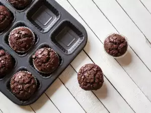 Brioșe brownies cu cartofi dulci