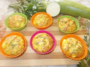Cupcakes-uri sănătoase cu dovlecel