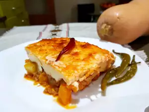 Musaca cu dovleac și topping atipic