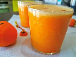 Nectar de morcovi și mandarine