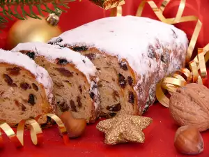 Stollen, cozonac german, tradițional, de Crăciun