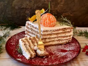 Tort de nuci cu smântână