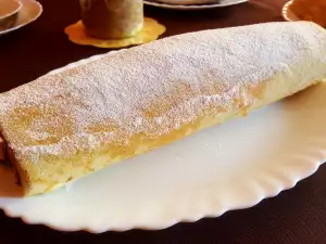 Ruladă de pandișpan cu dulceață