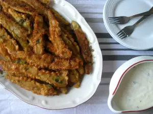 Fasole verde pane