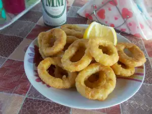 Calamari pane, rapid de preparat