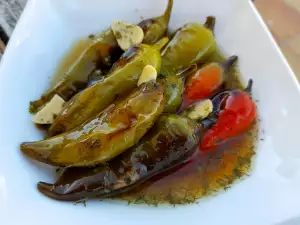Ardei peștișori la tigaie