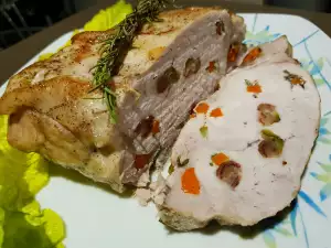 Mușchi întreg de porc, la cuptor