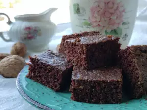 Brownie de post cu nuci