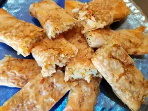Plăcintă vegană sârbească, cu orez