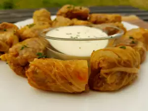 Sărmăluțe de post, cu ciuperci