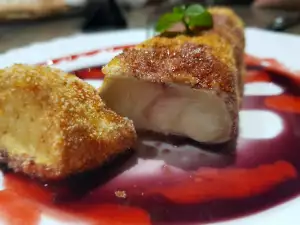 Aperitiv rapid cu brânză de capră