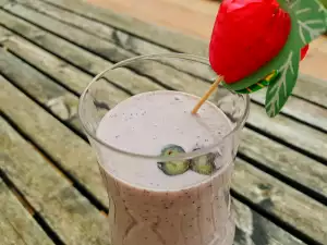 Smoothie de proteine pentru sportivi