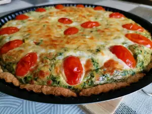 Quiche de primăvară cu urzici