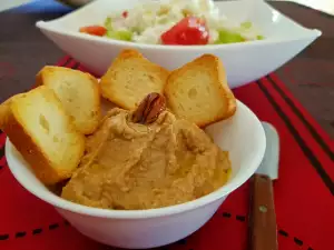 Cremă aperitiv somptuoasă cu vinete și usturoi, la cuptor