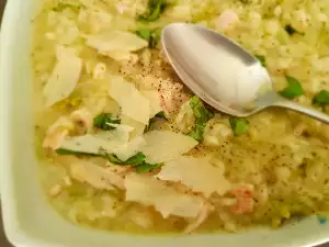 Risotto cu pui și broccoli