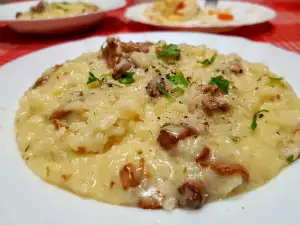 Risotto delicat cu ciuperci