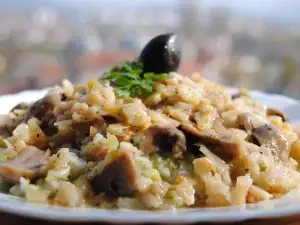 Risotto italian cu ciuperci