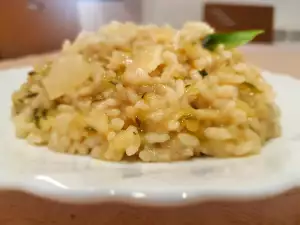 Risotto delicat cu dovlecei