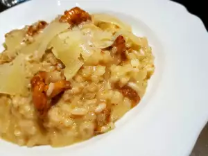 Risotto cu gălbiori și bere