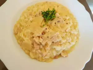 Risotto tradițional cu carne de pui