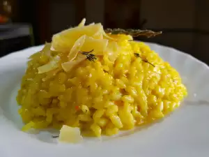 Risotto cu dovleac și brânză de capră