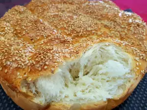 Simit pogaca cu aspect ațos