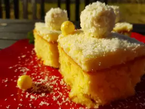 Prăjitură însiropată Raffaello