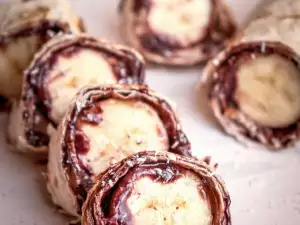 Sushi dulce cu banane