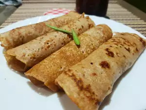 Clătite vegane din făină de alac