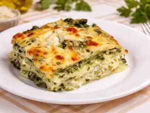 Lasagna cu spanac și ricotta