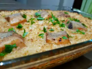 Porc cu orez la cuptor în stil clasic