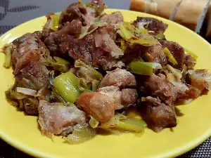 Carne de porc cu praz