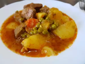 Carnea de vită cu legume