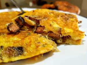 Tortilla cu ciuperci râșcov