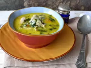 Ciorbă de iepure cu spanac