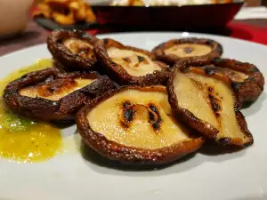 Ciuperci Shiitake la grill