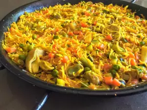 Fideua de legume
