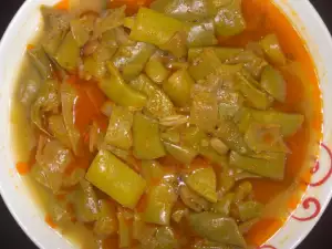 Fasole verde cu unt