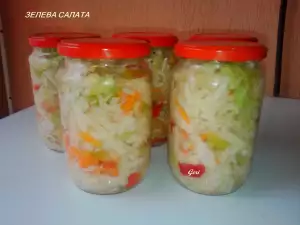 Salată de varză la borcan